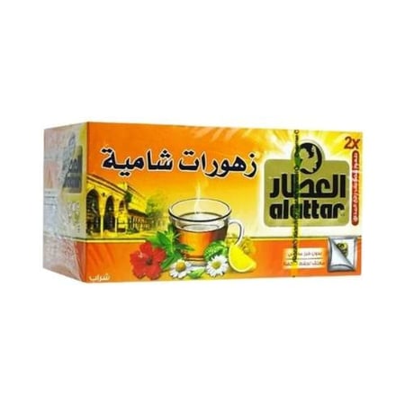 زهورات شاميه العطار, افضل مشروب صحي, طبيعي شاي زهور ات شامية من العطار