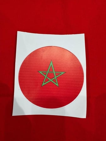 ستكر دائري مقاس 9.5سم في 9.5سم