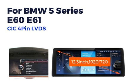 شاشة ام دبليو BMW 5 Series E60 E61 2003-2010