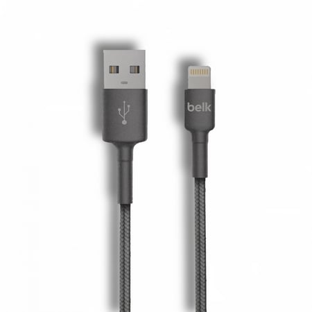 سلك بلك ايفون قماش رصاصي