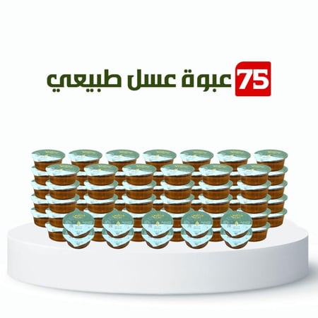 عسل طبيعي _ 75 عبوة