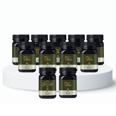 صفقة السدر الكبرى 10 عبوات عسل السدر +  خلطة الغذاء الملكي VIP ( كل عبوة نص كيلو )