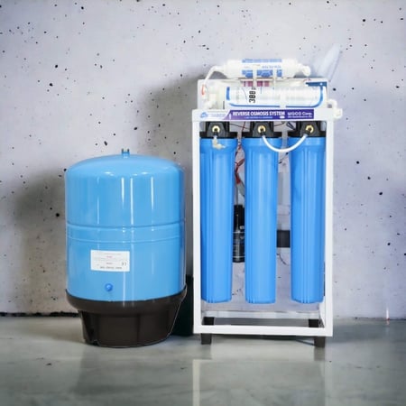 جهاز تنقية مياه 6 مراحل للمطاعم والكافيهات إنتاج 1.1 طن كوري بشاشة قراءة TDS