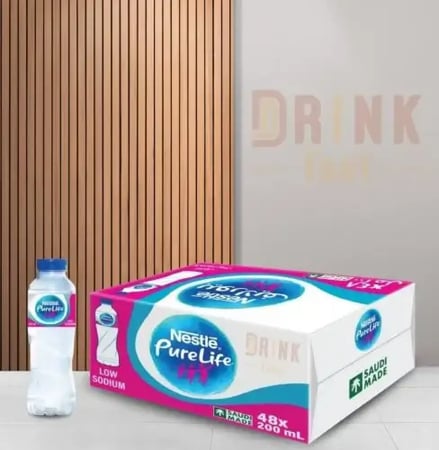 مياه نستله  ٢٠٠مل * ٤٨حبه