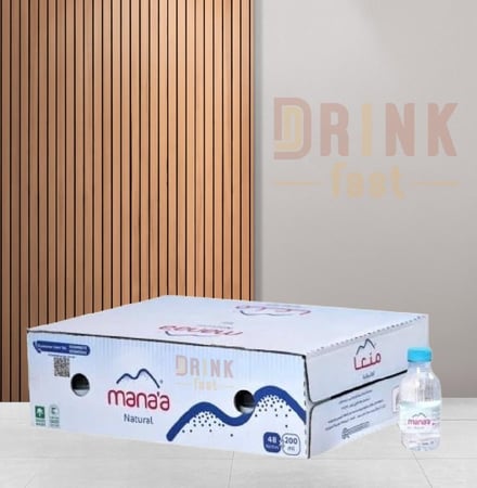 مياه منعا 200 مل * 48 حبه