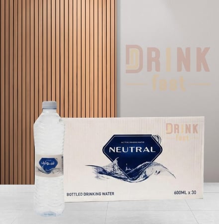 مياه نيوترل 600 مل * 30 عبوه