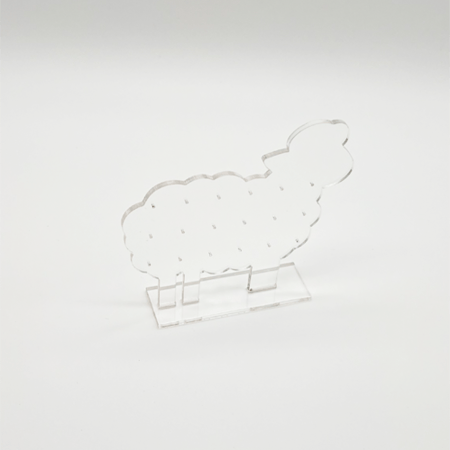 حامل أقراط اكريلك ( خروف العيد )