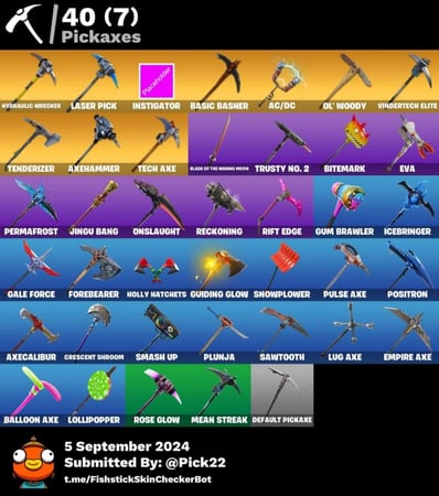 حساب فورت نايت سكن شيطون + رويال بومبر + سكنات التويتش + سكنات السوني +64 سكن اساسي يربط سوني