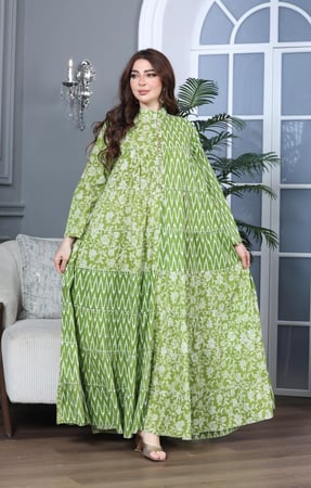 جلابية كلوش قطن