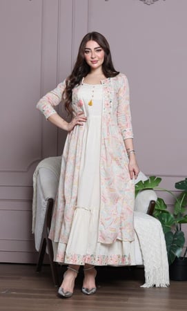 جلابية قطن قطعتين