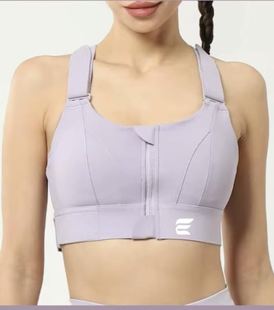 صدرية رياضية بدعم عالي - لون بنفسجي