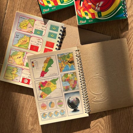 دفتر ( لواصق الخرائط ) اصدار قديم