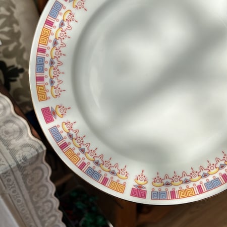 صحن سيراميك فنتج