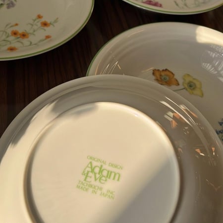 مجموعة من 5 صحون بورسلين فنتج | ماركة "تاتشيكيتشي" (Tachikichi) اليابانية