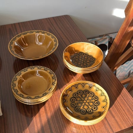 طقم صحون خزف فنتج | ماركة BILTOnS صناعة انجليزية