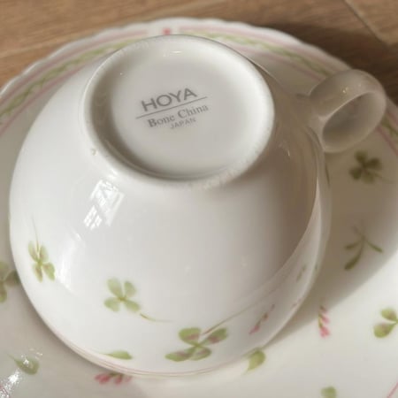 كوب مورد فنتج مصنوع من بورسلين العظام (Bone China) | صناعة يابانية ماركة HOYA