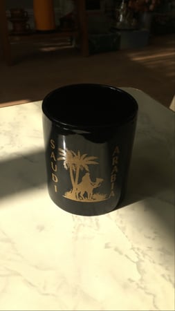 كوب “ عاصفة الصحراء “ أسود