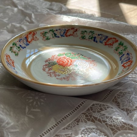 صحن عتيق | ختم صيني أحمر