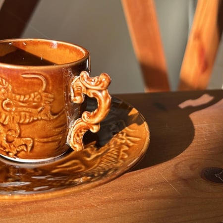 كوب خزف فنتج | نمط التنين