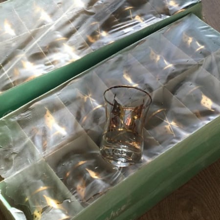 ‏istikana استكانات العلمين اصدار قديم ماركة : Paşabahçe