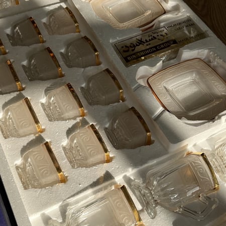 طقم فناجين شاي وقهوة (أمواج)