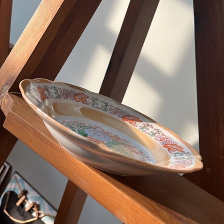 صحن عتيق | ختم صيني أحمر