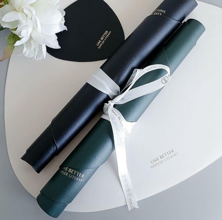 لبادة صحون جلد - لون أسود