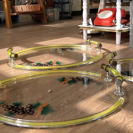 طقم صواني اكريلك ، اصدار عتيق