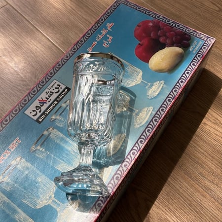 طقم كاسات ،  6 قطع