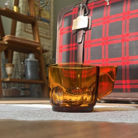 من أكواب لون الكهرمان الصناعة الكورية