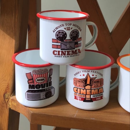 كوب معدني بطباعة حصرية