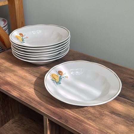 صحن خزف فنتج و أنيق | صناعة روسية