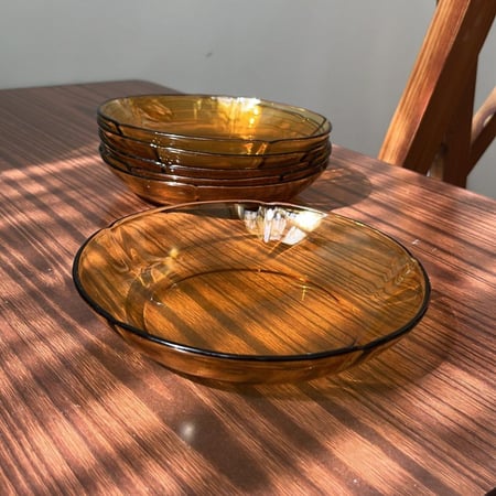 نص درزن صحون فنتج لون عسلي | صناعة الأرجنتين