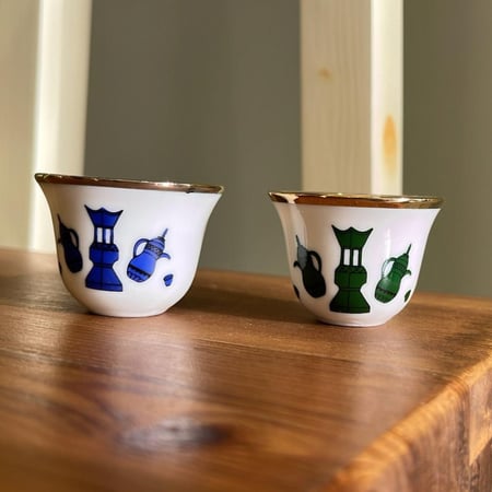 فنجال ياباني عتيق ونادر | اصدار الثمانينات