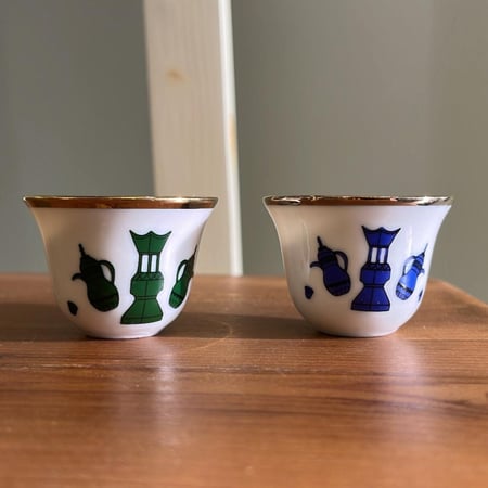 فنجال ياباني عتيق ونادر | اصدار الثمانينات