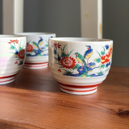 كوب خزف صناعة يابانية فنتج ونادر من الثمانينات