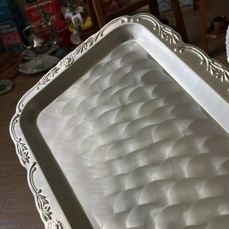 silver tray صينية فنتج صناعة يابانية