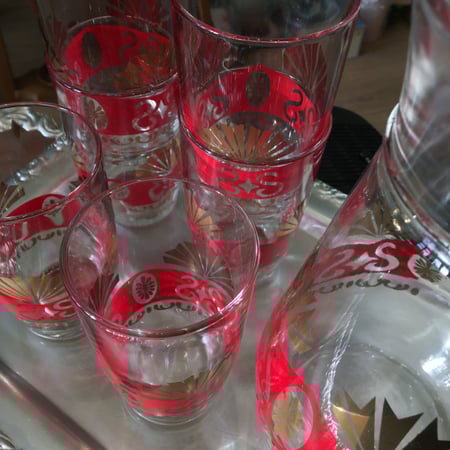 طقم جيك و 5 كاسات