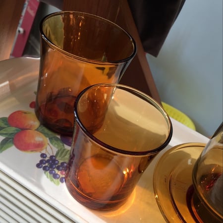 Glass cup كاسات فنتج من درولكس