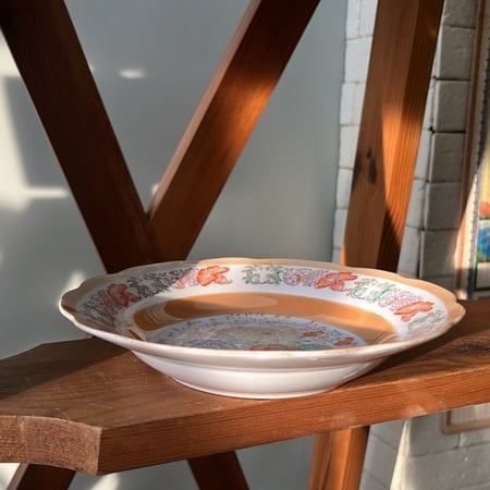 صحن عتيق | ختم صيني أحمر