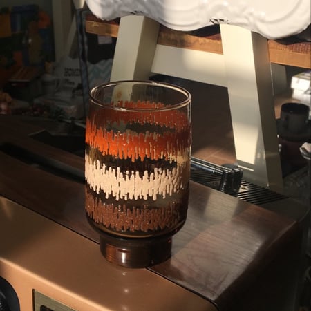 Glass cup كأس libbey من نوادر السبعينات