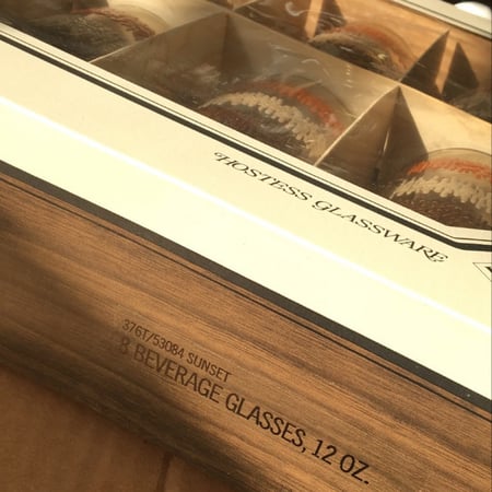 Glass cup كأس libbey من نوادر السبعينات