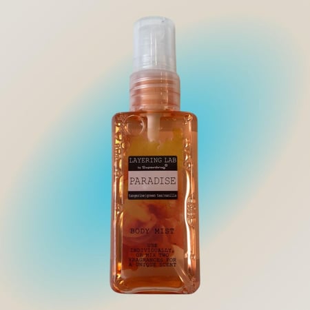 معطر جسم بارادايس tangerin، green tea and vanilla 50 ml