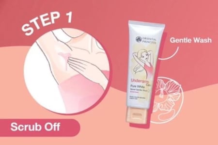 غسول ومقشر للعناية بمنطقة الابط من اورينتال برنسيس