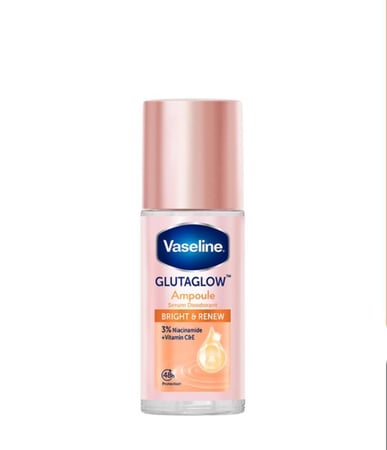 فازلين سيروم مزيل عرق رول اون جلوتا جلو برايت اند رينيو