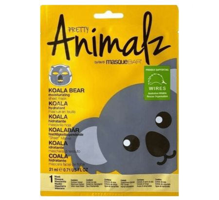 قناع ورقي للوجه من Pretty Animalz مرطب ومهدئ 1 قطعة