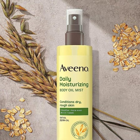 زيت الترطيب اليومي للبشرة الجافة من Aveeno بخاخ 200 مل أصفر