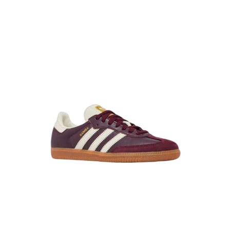 adidas Samba OG Maroon Gold Metallic Master Quality