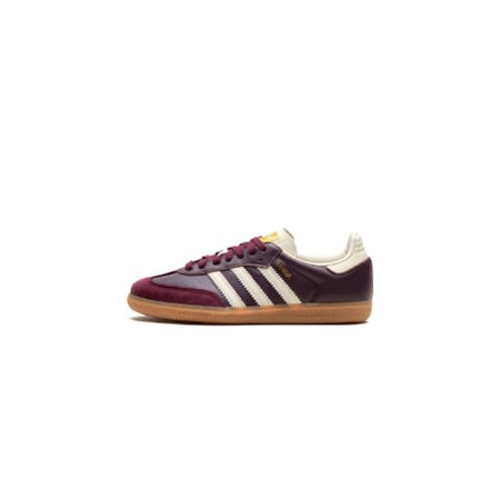 adidas Samba OG Maroon Gold Metallic Master Quality