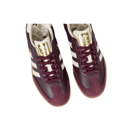 adidas Samba OG Maroon Gold Metallic Master Quality